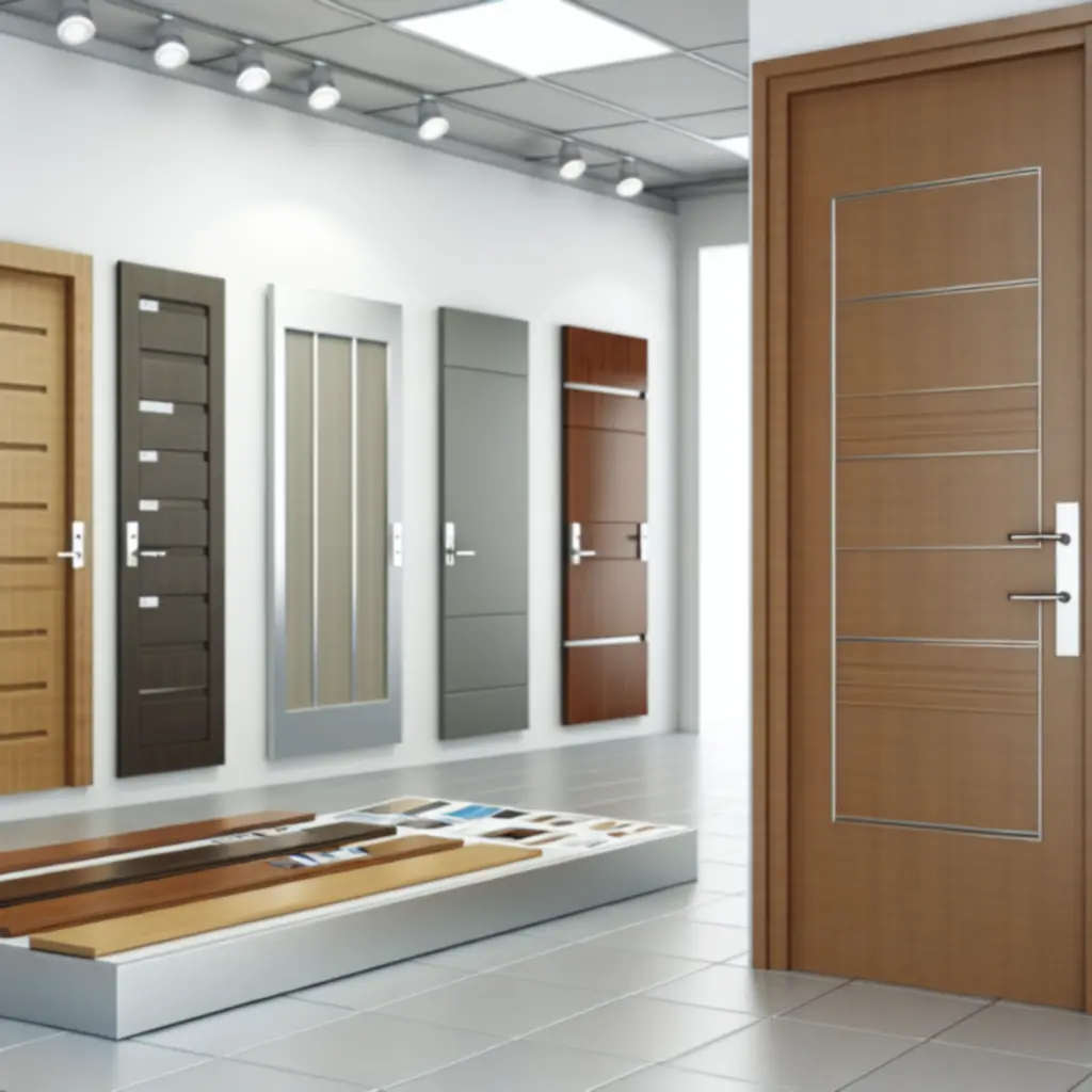 Assortiment koffiebonen in verschillende zakken en schalen, elegant uitgestald