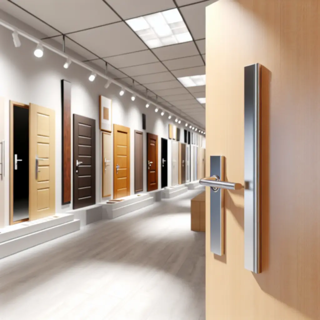 Selectie van hoogwaardige materialen in een minimalistische setting