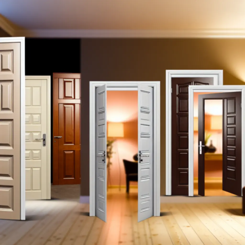 Galerij met verschillende Dutch-door stijlen en paneleringen.