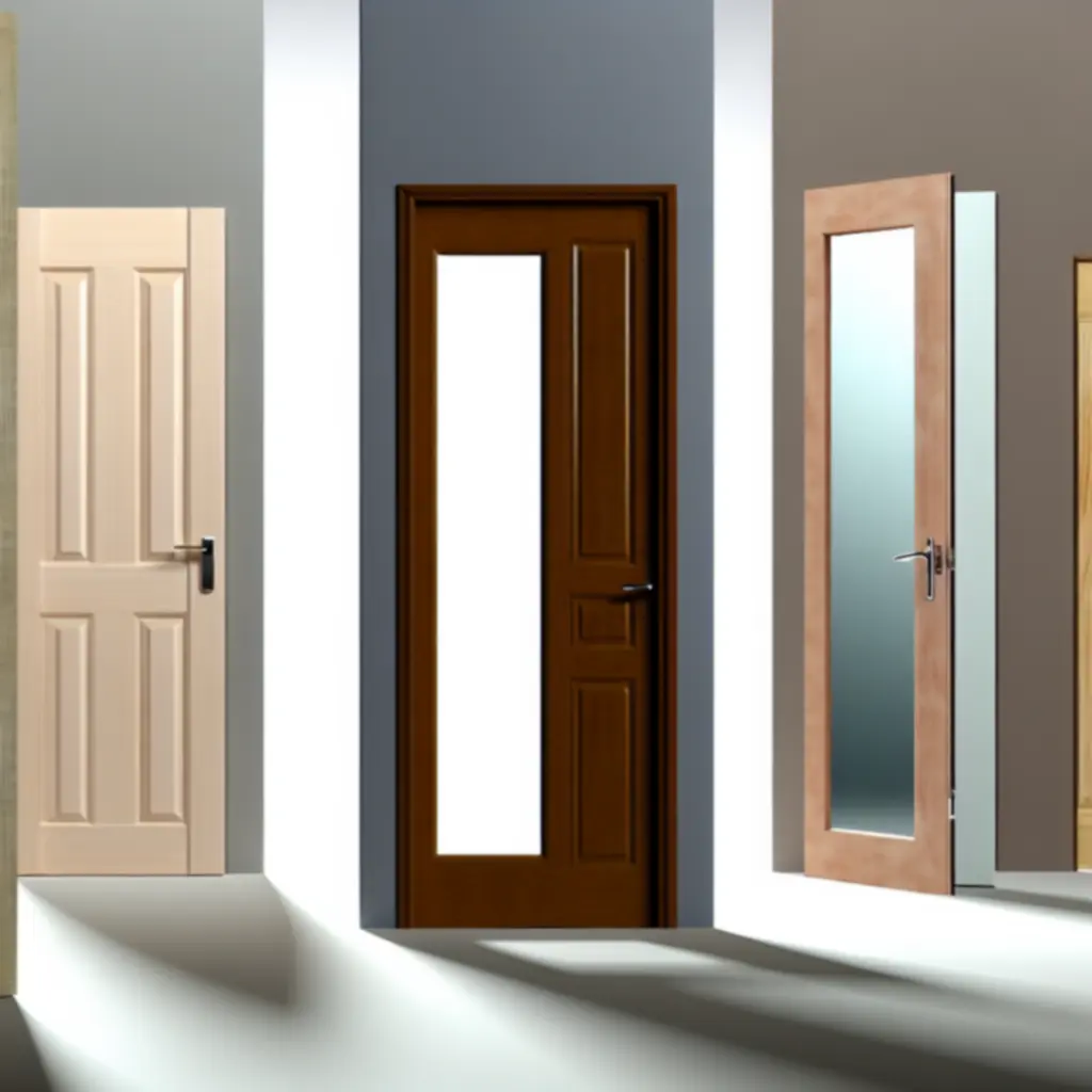 Selectie van signature deurcollecties in een moderne interieursetting